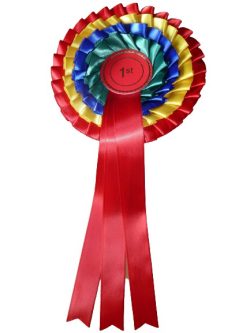 4 Tier 1st Place Cottage Rosette