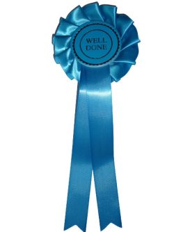 1 tier Well Done Cottage Personalised Rosette Bundle