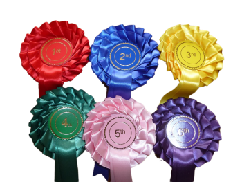 2 Tier Sets of 1st to 6th Stock Rosettes
