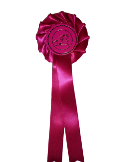 1 tier Horse & Rider Jumping Cottage Rosette Pack