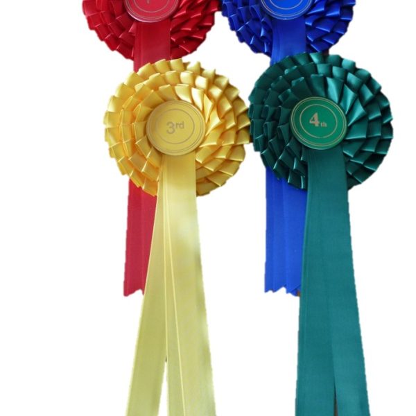3 Tier Stock Rosette Sets 1st to 4th
